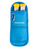 Tote-A-Med Canvas EpiPen Pouch | Blue | Open with Injectors (not included)
