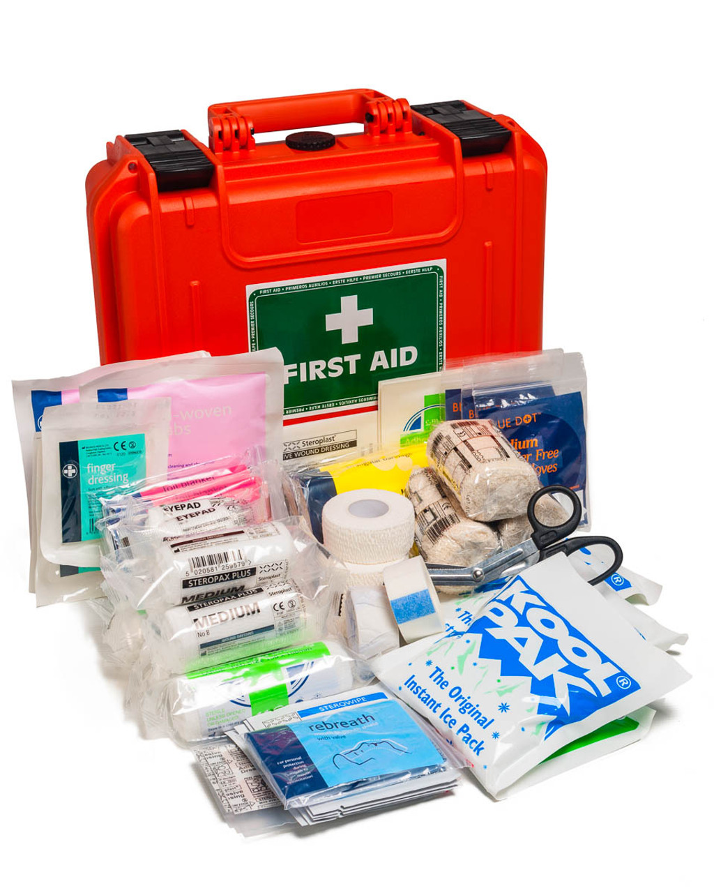 content of first aid kit box