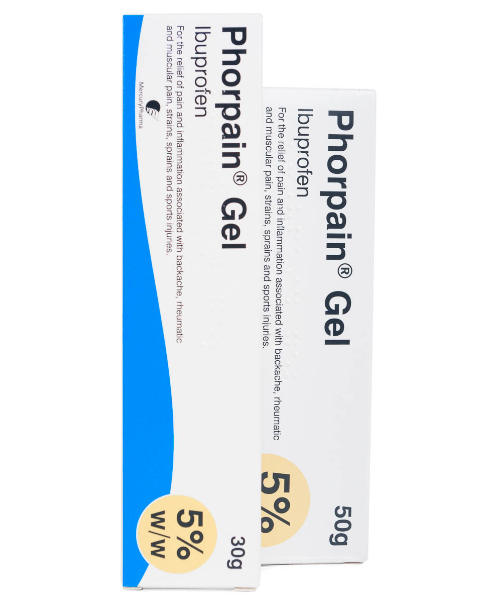 Phorpain Ibuprofen Gel Physical Sports First Aid