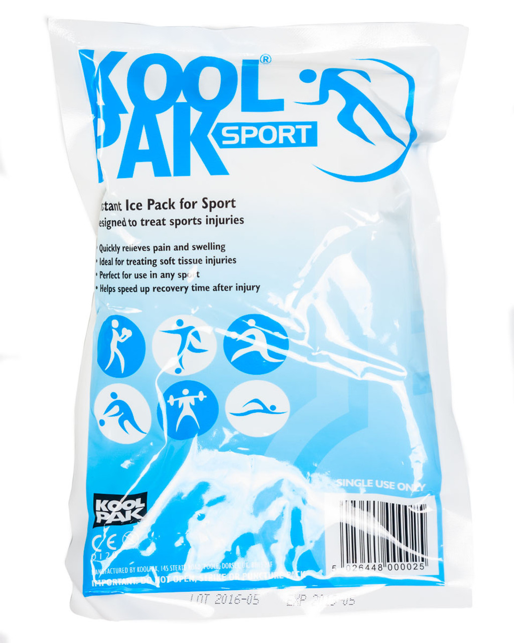 theater elke dag roman KoolPak Sports Instant Ice Pack | Cold Pack | Cold Therapy | Sports First  Aid