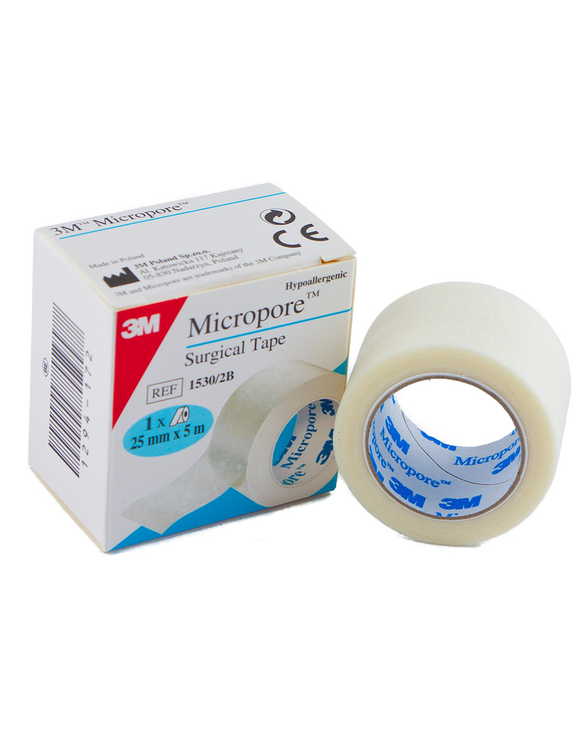 3M Micropore Skin Medical Tape 2 in. 2 Ct | White First Aid Tape | Surgical  Micropore Tape | Paper Tape Medical | Adhesive Surgical Tape for Wounds 