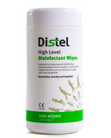 Distel Disinfectant Wipes | Drum of 100 Wipes | Physical Sports First Aid