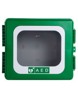 Outdoor Defibrillator Cabinet | Front View | Physical Sports First Aid