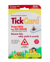 Tick Card | Pack Shot, Front | Physical Sports First Aid