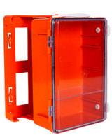 Orange First Aid Cabinet, Showing Bracket | Physical Sports First Aid