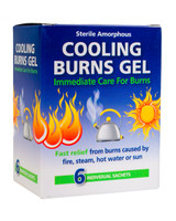 Cooling Burns Gel 6-Pack | Physical Sports First Aid