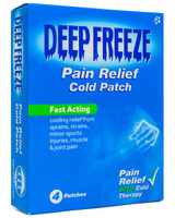 Deep Freeze Cold Patches | Pack of 4 | Physical Sports First Aid