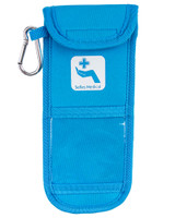 Double EpiPen Pouch, Blue | Front Panel View | Physical Sports First Aid