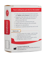 Blister Foam Plasters, Steroplast | Pack Shot, Rear | Physical Sports First Aid