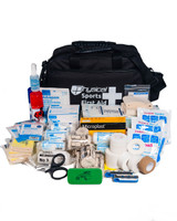 Ultimate Cricket First Aid Kit | Black Holdall with Contents | Physical Sports First Aid