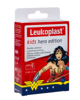 Leukoplast Kids Hero Edition Wonder Woman Washproof Dressing Strip | Pack Shot | Physical Sports First Aid