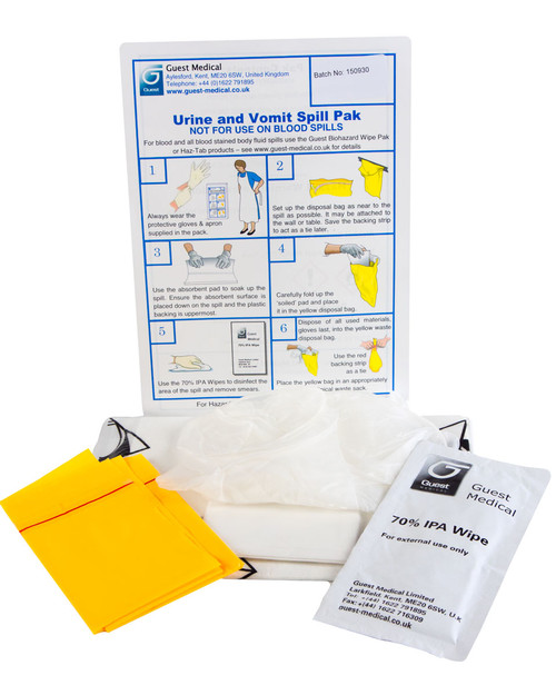 Urine and Vomit Spill Pack Physical Sports First Aid