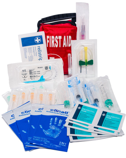 Traveller's Medical Pack | Inc. Needles, Sutures, Cannulas etc... | Physical Sports First Aid