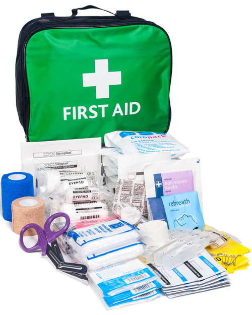 first aid box contains