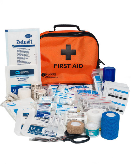 Advanced Football First Aid Kit | Orange Incident Bag with Contents | Physical Sports First Aid Advanced Football First Aid Kit | Orange Incident Bag with Contents | Physical Sports First Aid