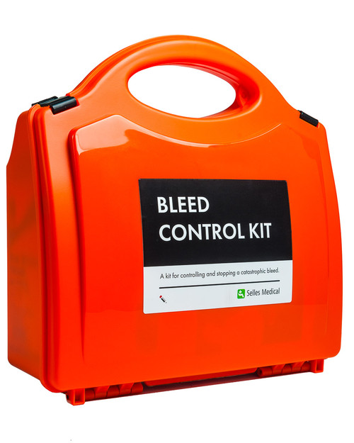 Bleed Control Kit | In Orange First Aid Box | Physical Sports First Aid Bleed Control Kit | In Orange First Aid Box | Physical Sports First Aid
