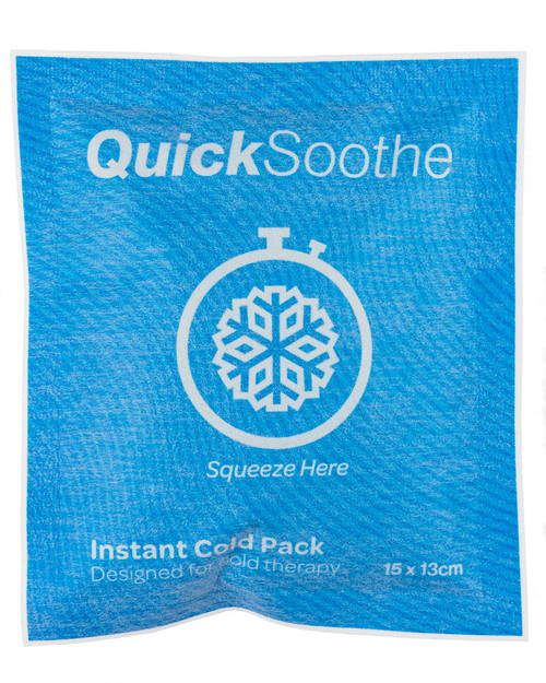 QuickSoothe Soft Instant Cold Pack | Front Cover | Physical Sports First Aid QuickSoothe Soft Instant Cold Pack | Front Cover | Physical Sports First Aid