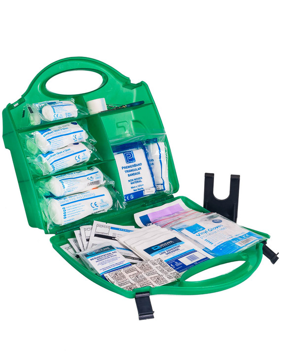 School Approved First Aid Kit | Box with Contents | Physical Sports First Aid