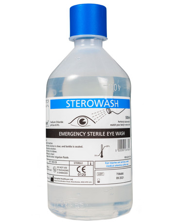 saline eyewash sterile