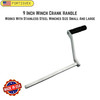 9 Inch Handle Crank For Stainless Steel Flagpole Winches Internal Halyard 360051