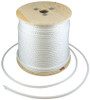 3/16 Inch Diameter x 1000 Feet Length Spool Silver Polyester Wire Center Halyard - Flagpole Rope 350232