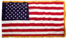 Perma-Nyl 4 feet by 6 feet Nylon Indoor U.S. Flag Sleeved Gold Fringe By Valley Forge Flag 46241250