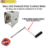 Small Size Stainless Steel Flagpole Winch 360047