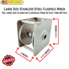 Large Size Stainless Steel Flagpole Winch 360048