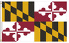 Maryland 4 feet by 6 feet Nylon State Flag 4 feet by 6 feet