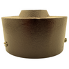 2.5 Inch Outside Diameter Flagpole Top Cap Painted Bronze 340277