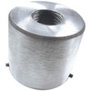 6 Inch Outside Diameter Flagpole Top Adapter 1-1/4 inch NPT Top Spindle Threading White 340264