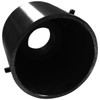 5 Inch Outside Diameter Flagpole Top Adapter 1-1/4 inch NPT Top Spindle Threading Black 340271