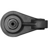 Painted Black Cast Aluminum External Halyard Revolving 1-1/4 Inch NPT Threading Spindle Single Pulley Up to 5-1/2 Inch Flagpole Truck 340338