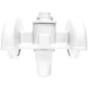 Painted White Cast Aluminum External Halyard Revolving Double Pulley Up to 5-1/2 Inch Flagpole Truck 1-1/4 Inch NPT Threading Spindle Truck HDT-2 Series 340154