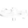 Painted White Extra Heavy-Duty External Halyard Revolving Double Pulley Up to 12-3/4 Inches Flagpole Truck 1-1/4 Inch NPT Threading Stainless Steel Spindle Truck XHDT-SS 340165