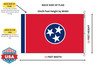 Tennessee 10x15 Feet Nylon State Flag Made in USA