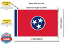 Tennessee 12x18 Feet Nylon State Flag Made in USA