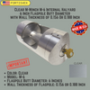 Clear M-Winch M-6 Internal Halyard 6 Inch Flagpole Butt Diameter with Wall Thickness of 0.156 or 0.188 Inch 360010