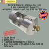 Satin M-Winch M-8 Internal Halyard 8 Inch Flagpole Butt Diameter with Wall Thickness of 0.156 0.188 or 0.250 Inch 360003