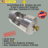 Satin M-Winch M-10H Internal Halyard 10 Inch Flagpole Butt Diameter with Wall Thickness of 0.312 Inch 360508