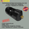 Black M-Winch M-12 Internal Halyard 12 Inch Flagpole Butt Diameter with Wall Thickness of 0.250 Inch 360470