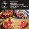 Treasure Valley Idaho Ribeye Delight - 16 oz to 23 oz Dry Aged Excellent Steakhouse Cut Ribeye Steak (Twelve Pack) Over 12 Pounds of Ribeye