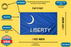 Fort Moultrie Liberty flag dimensions and heading details