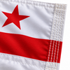 FORTISVEX District of Columbia (DC) Flag 3x5 Feet Polyester - Made in USA with Brass Grommets