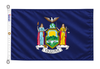 FORTISVEX New York 12x18 foot nylon flag with rope and thimbles