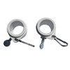 1 Inch White Rotating Flag Mounting Rings Fits On A Standard 1" Diameter Flag Pole (Qty 2, 1 Inch White)