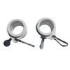 1 Inch White Rotating Flag Mounting Rings Fits On A Standard 1 inch Diameter Flag Pole (Qty 2, 1 Inch White)
