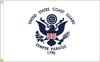 US Coast Guard 6 feet by 10 feet Nylon Flag