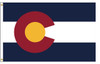 Colorado 6'x10' Nylon State Flag 6ftx10ft