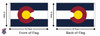 Colorado 6x10 Feet Nylon State Flag Made in USA